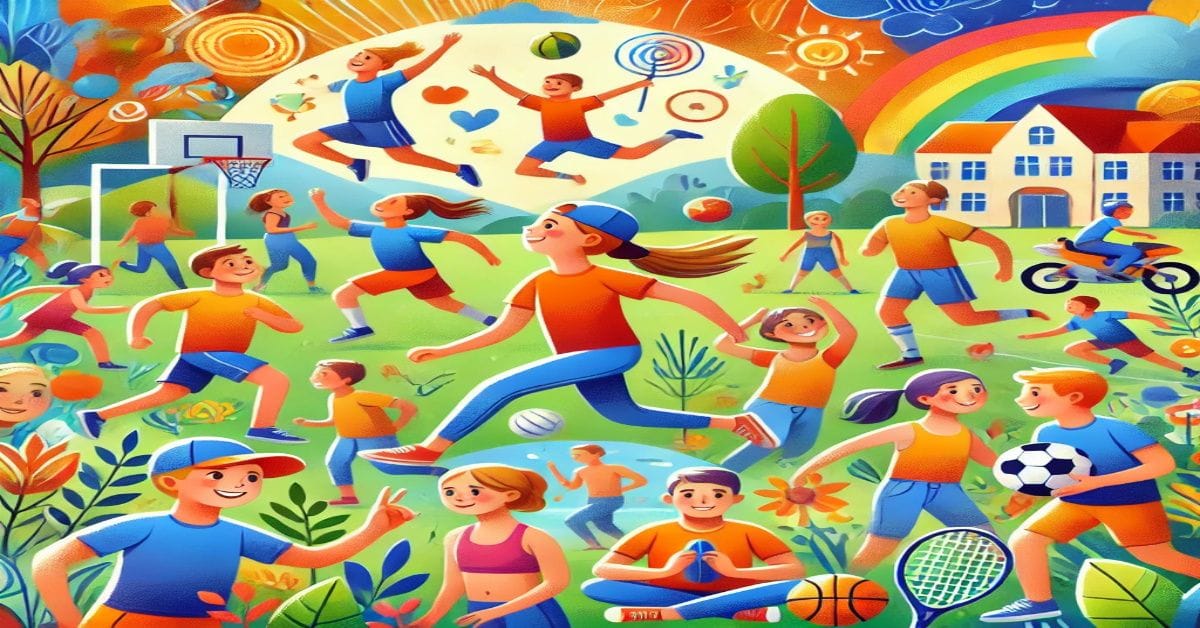 बच्चों की मानसिक सेहत सुधारने के लिए शारीरिक गतिविधियों का चित्र