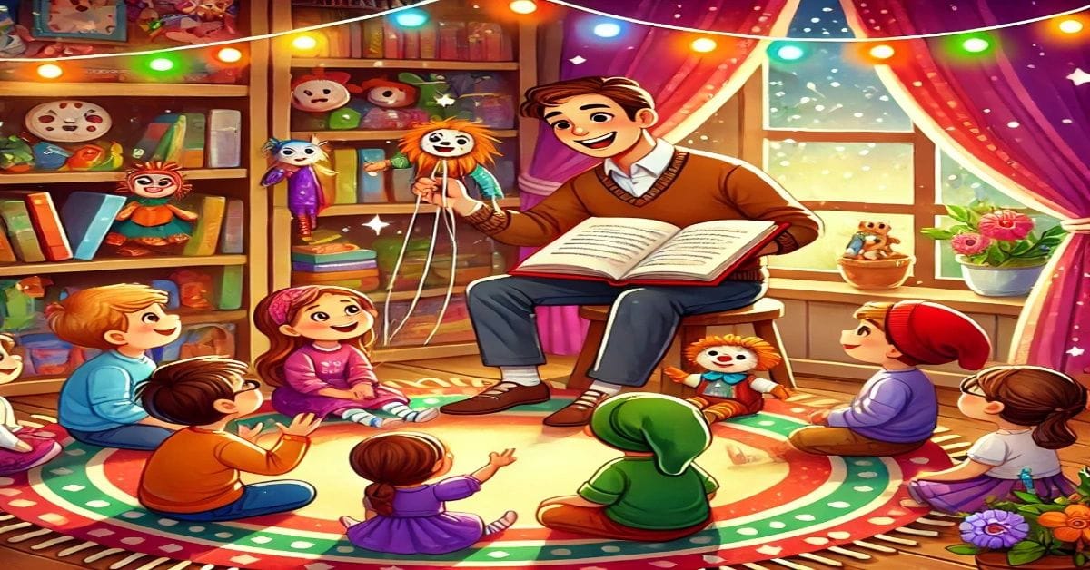 बच्चों के साथ कहानी सुनाने का मजेदार पल