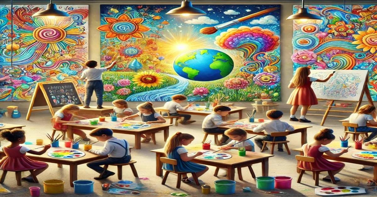 बच्चों की चित्र वर्णन गतिविधि के माध्यम से रचनात्मकता और सोचने की क्षमता का विकास।