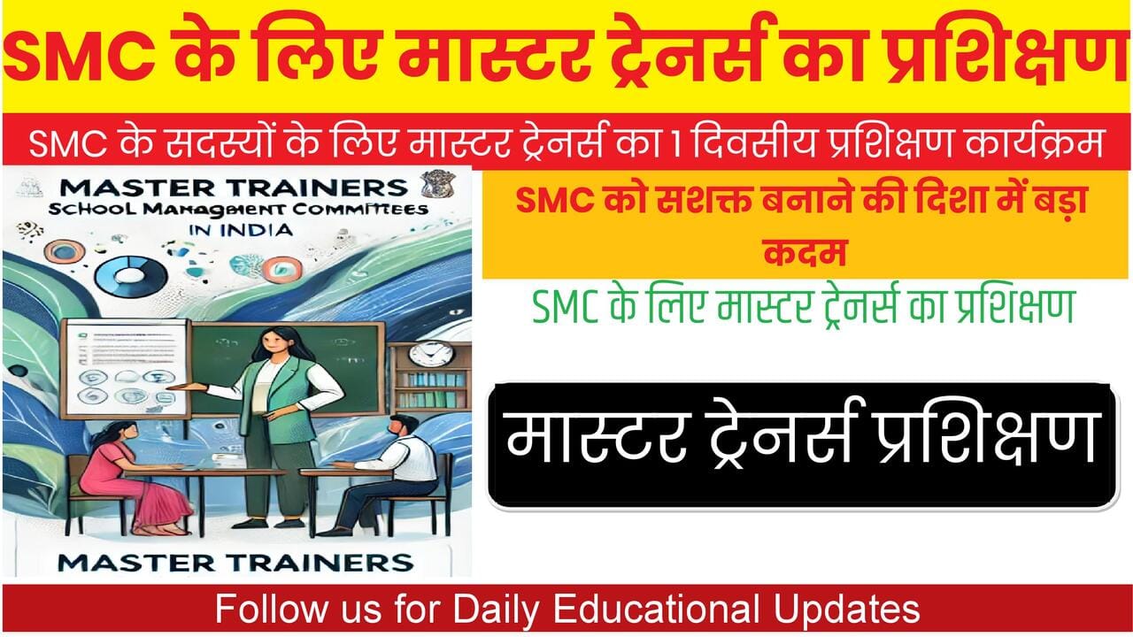 Master Trainers Training for School Management Committees | विद्यालय प्रबंधन समिति मास्टर ट्रेनिंग