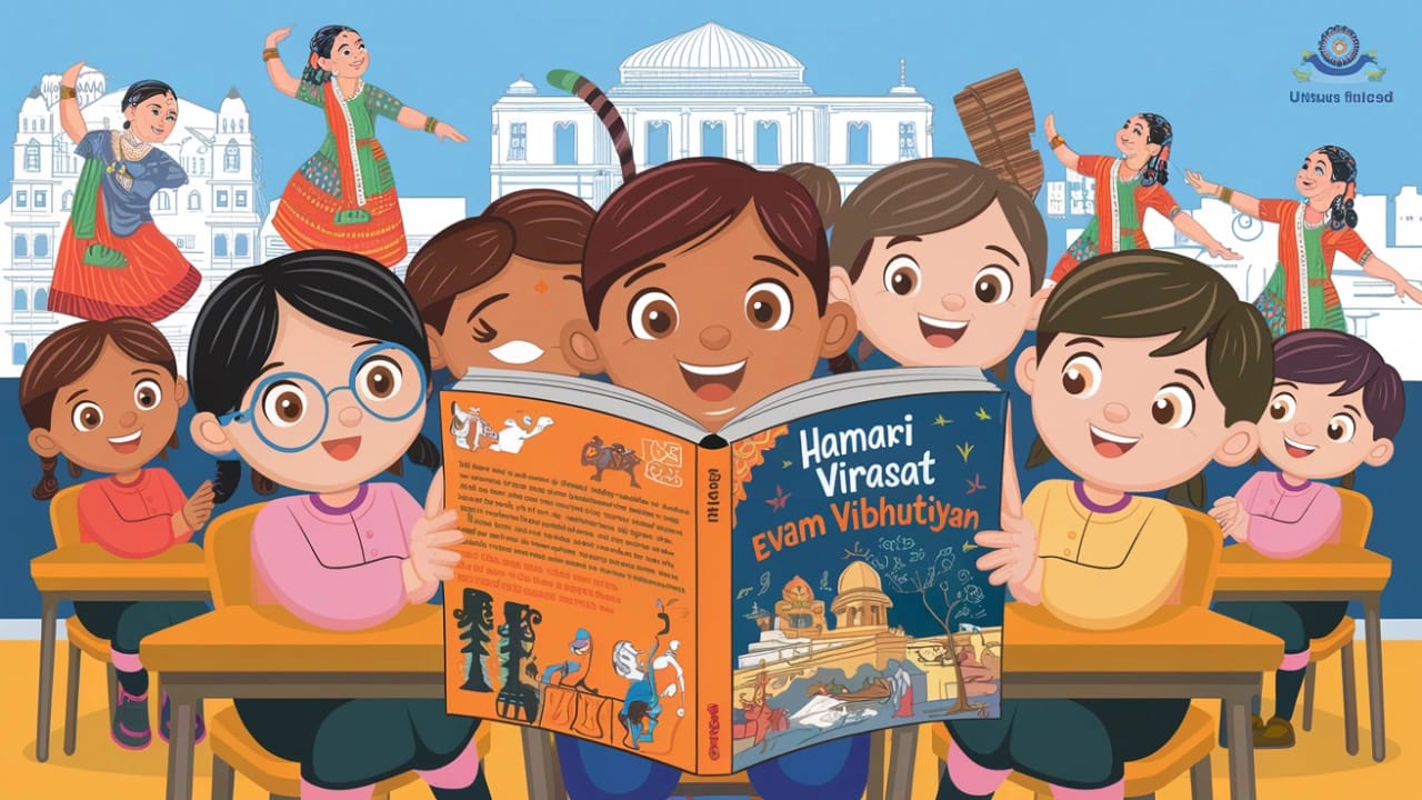 Hamari Virasat Evam Vibhutiyan: 'हमारी विरासत एवं विभूतियां' नामक पुस्तक पाठ्यक्रम में शामिल