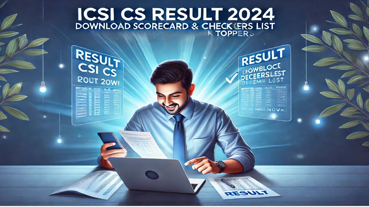 ICSI CS Result December 2024 - CS Executive & Professional Scorecard Download