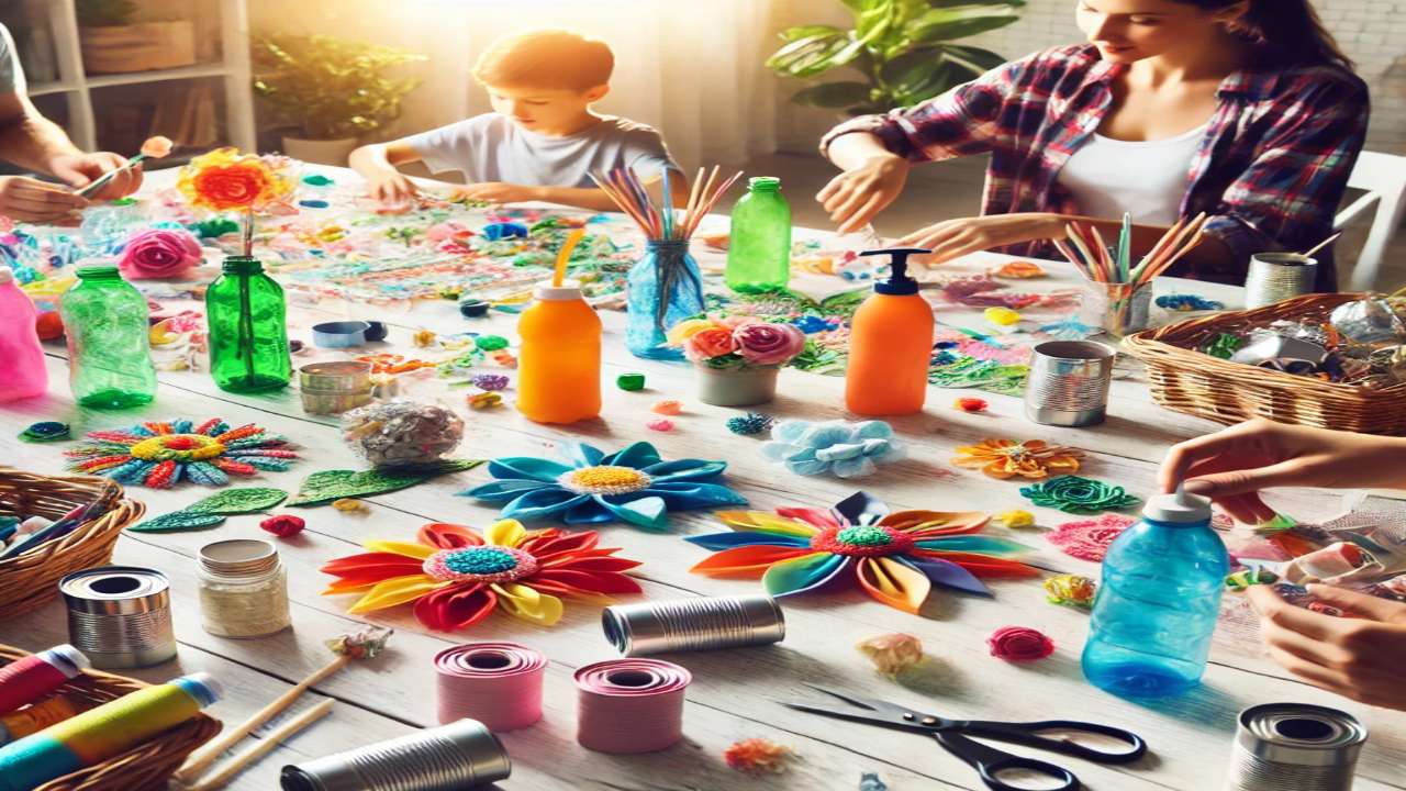 Creative Crafts from Waste Materials – DIY Ideas