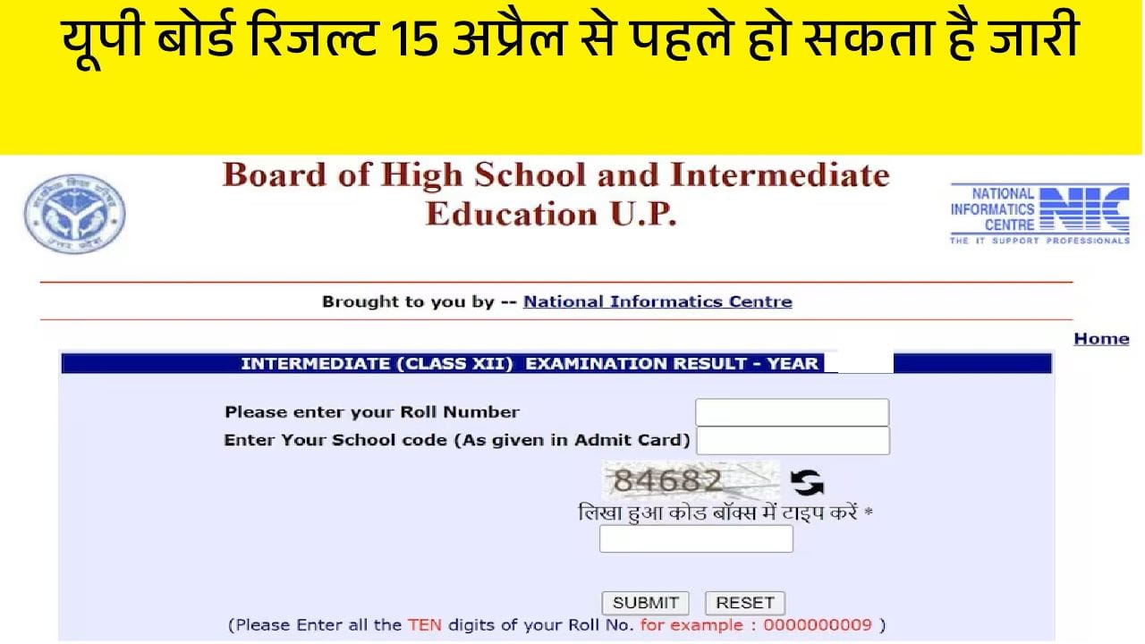 UP Board Result 2025