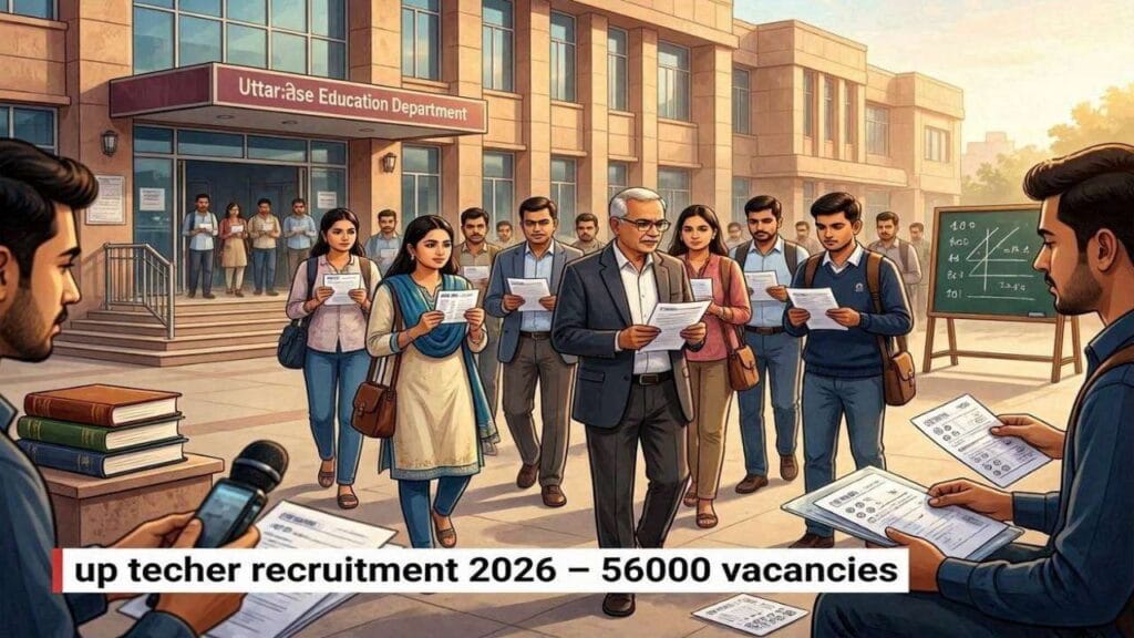 UP Teacher Recruitment 2026 56000 Vacancies UPESSC TGT PGT Principal Jobs